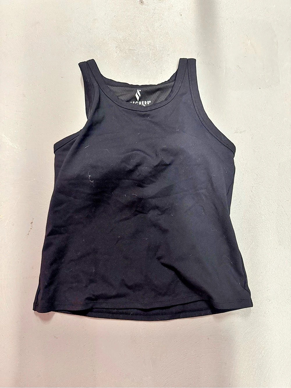 Skechers Black Tank Top Size Medium